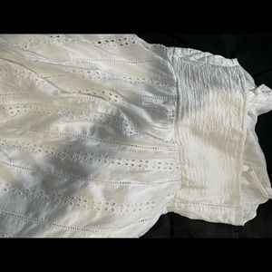 White Old Navy Eyelet Dress